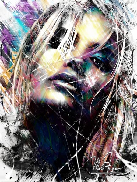 Author: Mel FUGER
Copyright: © Mel FUGER. All Rights Reserved. Portrait blondie sensuel pop ink