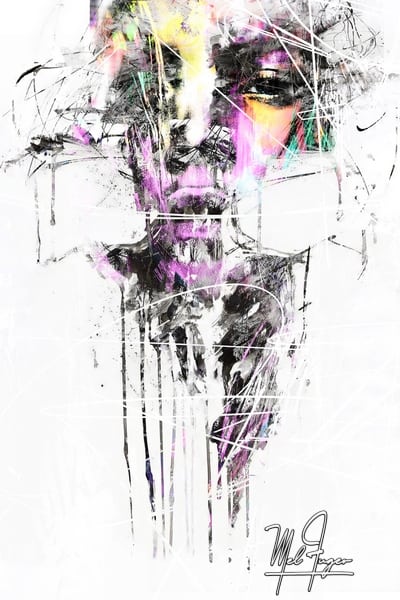 Tableau Portrait Mirage pop light