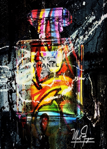 Author: Mel FUGER
Copyright: © Mel FUGER. All Rights Reserved. Tableau Pop Chanel-n°5