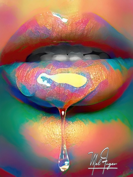 Author: Mel FUGER
Copyright: © Mel FUGER. All Rights Reserved. Tableau Kiss pop Glowy