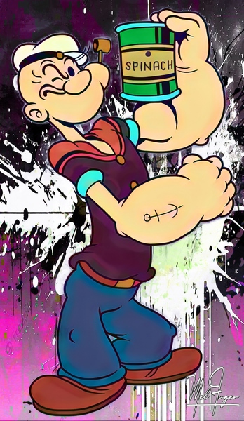 Author: Mel FUGER
Copyright: © Mel FUGER. All Rights Reserved. Tableau Popeye Pop Art